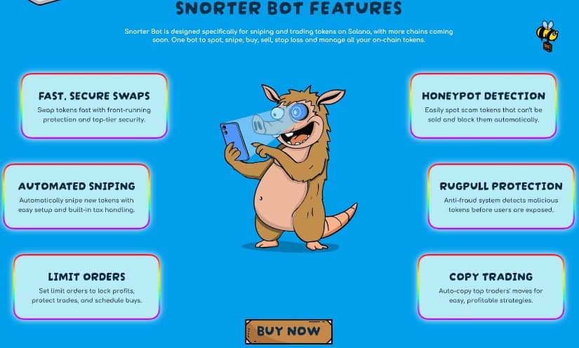 Snorter Bot features.