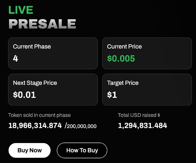 Buy Ozak AI in the presale phase