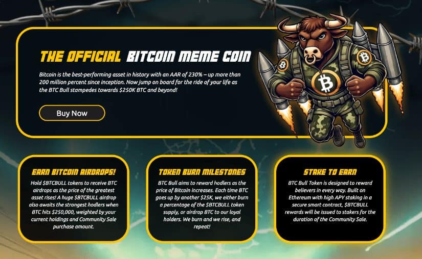 BTC Bull Token Presale Nears $8M as Investors Seek Exposure Before First DEX Listing