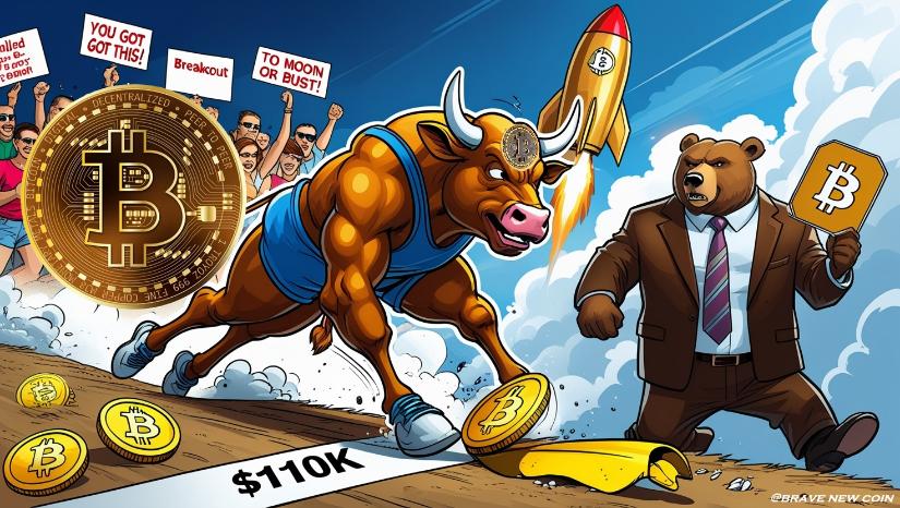 Bitcoin (BTC) Price Prediction: Bitcoin Bulls Target New Highs Despite $110K Resistance Flop