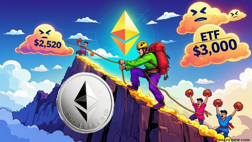 Ethereum (ETH) Price Prediction: Ethereum Testing Patience Near $2,520—Is a $3,000 Rally Now in Sight?