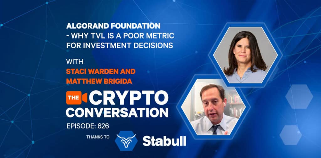Staci Warden is the Algorand Foundation CEO, and Dr. Matthew Brigida is Chief Economist at Algorand Foundation. In June, the Algorand Foundation’s tokenomics team released a new study questioning the assumption that TVL is a meaningful investment signal. Despite being widely cited as a proxy for legitimacy, the research found that TVL doesn’t correlate with token performance, even when adjusted for known distortions like double-counting.