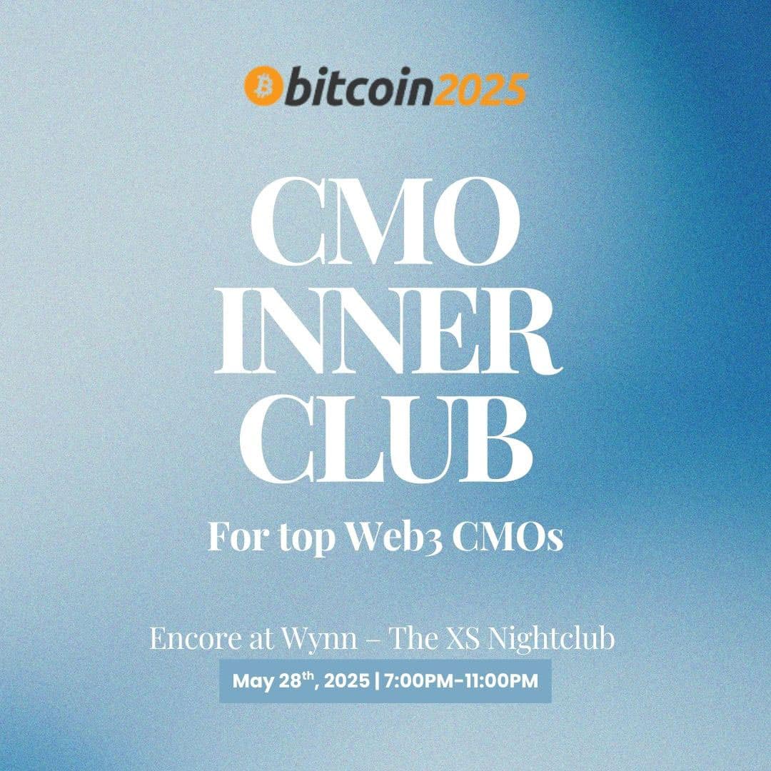 CMO Inner Club: For top web3 CMOs