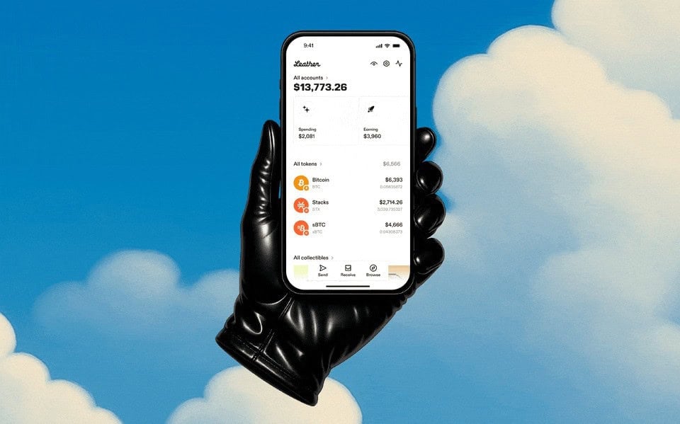 Leather Wallet Mobile App Launch Leather Expands Bitcoin DeFi Access with Mobile App