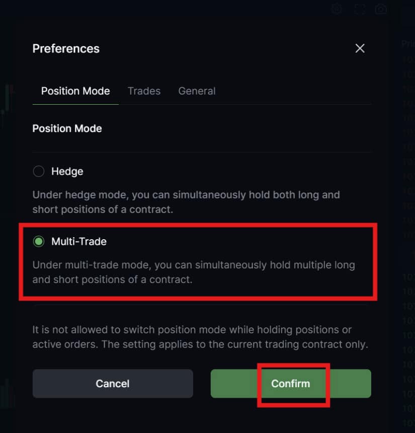 Multi-Trade Mode
