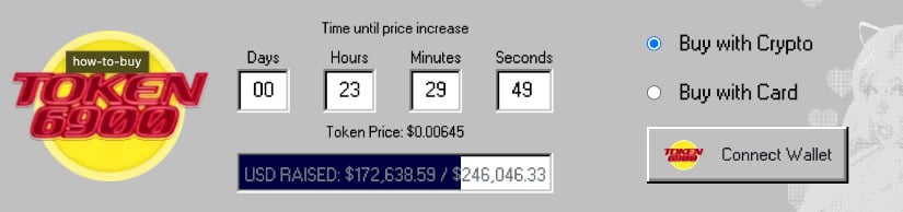 TOKEN6900 current price.