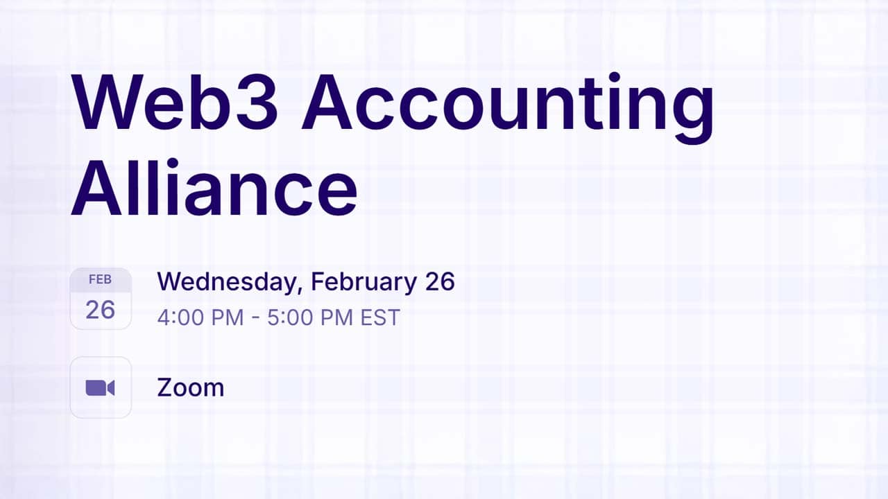 Web3 Accounting Alliance